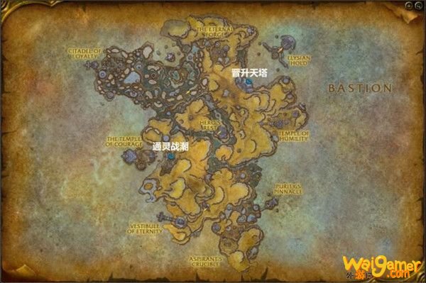 《魔兽世界》9.0暗影国度通灵战潮位置介绍