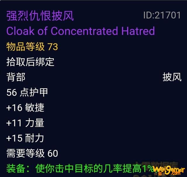  魔兽世界怀旧服P5盗贼配装