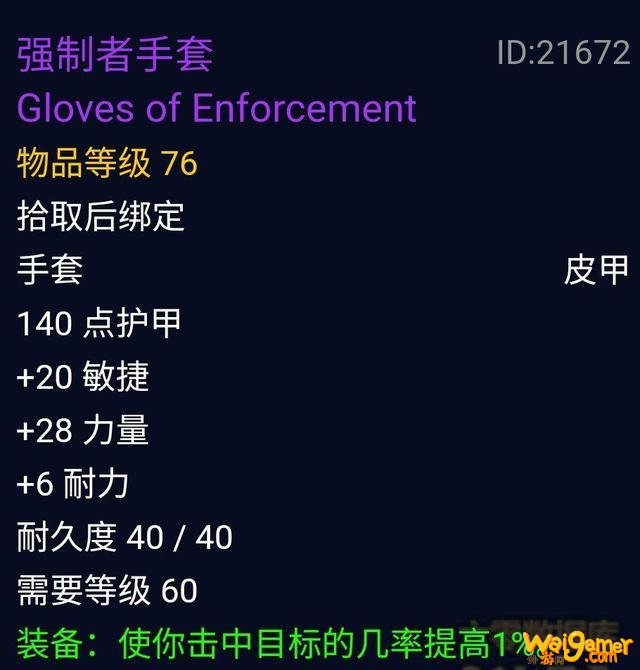  魔兽世界怀旧服P5盗贼配装