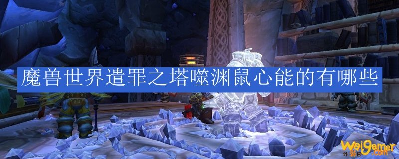 魔兽世界遣罪之塔噬渊鼠心能有哪些