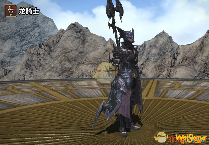 《ff14》5.25龙骑士80级校服染色外观