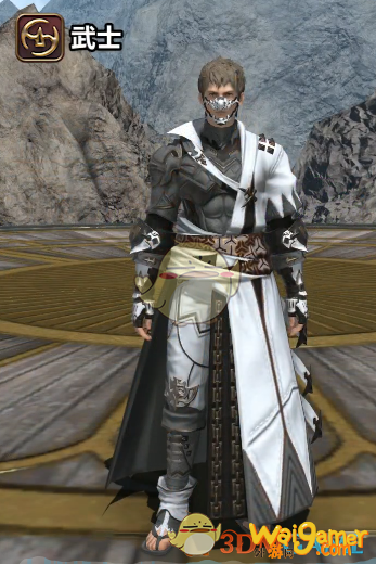 《ff14》5.25武士80级校服染色外观