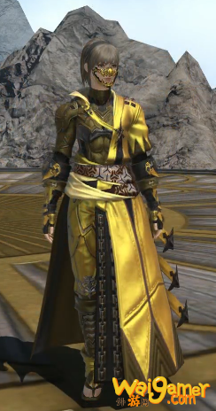《ff14》5.25武士80级校服染色外观