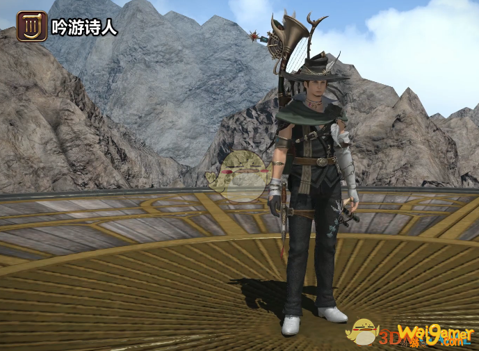 《ff14》5.25吟游诗人80级校服染色外观