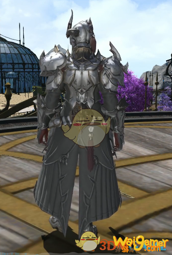 《ff14》5.25暗黑骑士80级校服染色外观