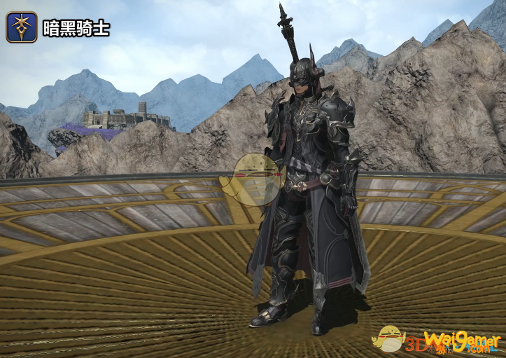 《ff14》5.25暗黑骑士80级校服染色外观