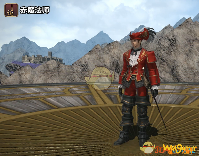 《ff14》5.25赤魔法师80级校服染色外观
