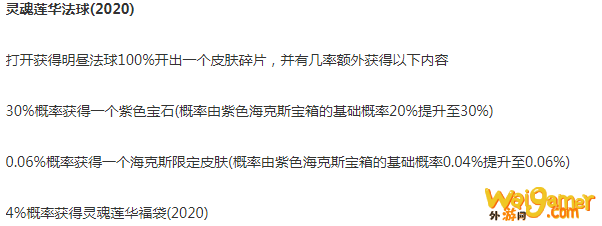 LOL灵魂莲华法球能开出什么