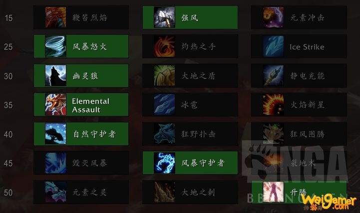 魔兽世界9.0增强萨天赋加点