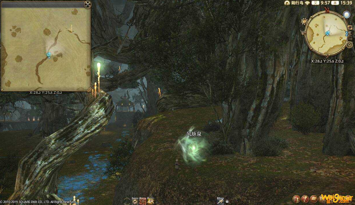 ff14拉凯提卡大森林风脉位置