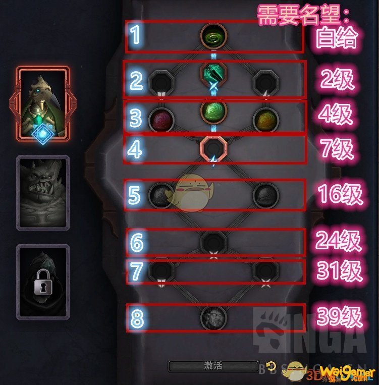 《魔兽世界》9.0名望获得方法