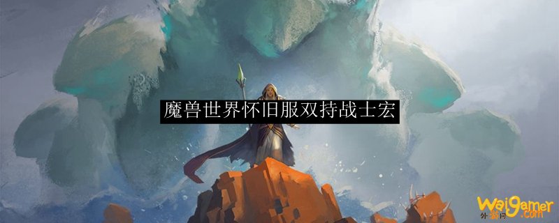 魔兽世界怀旧服双持战士宏