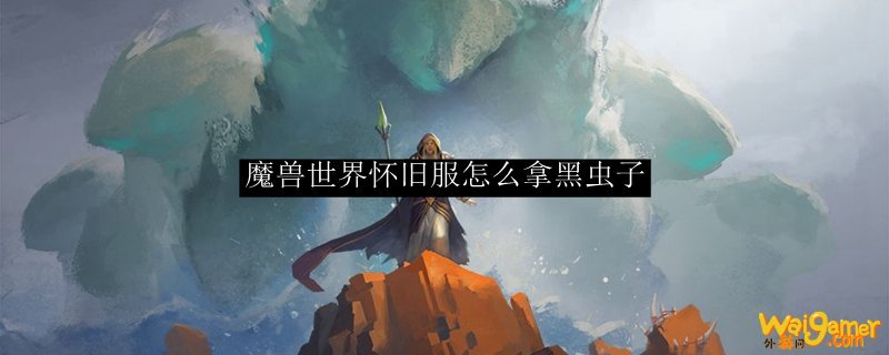 魔兽世界怀旧服怎么拿黑虫子