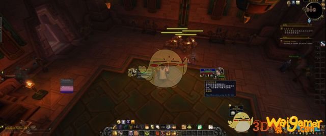《魔兽世界》9.0防骑橙装炽热守护者的圣所效果测试