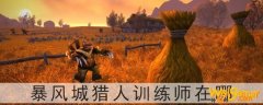 魔兽世界怀旧服暴风城猎人训练师在哪-暴风城猎人训练师位置