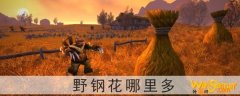 魔兽世界怀旧服野钢花哪里多-野钢花在哪采集多