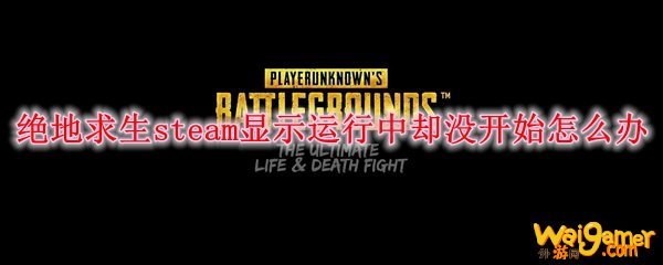 绝地求生steam显示运行中却没开始怎么办