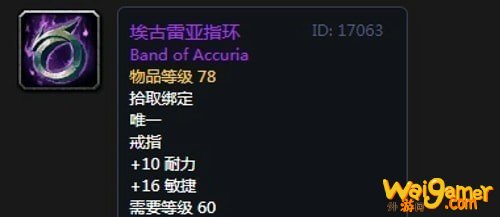 魔兽世界怀旧服bis装备盗贼