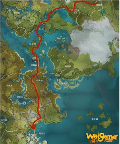 原神璃月在哪里
