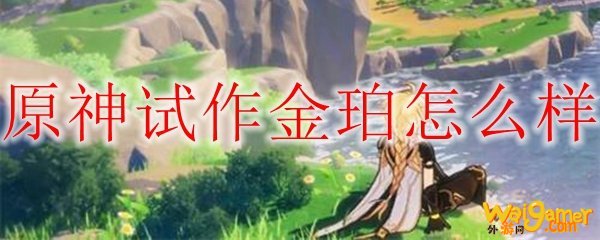 原神试作金珀好不好