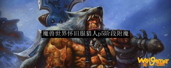 魔兽世界怀旧服猎人p5阶段附魔