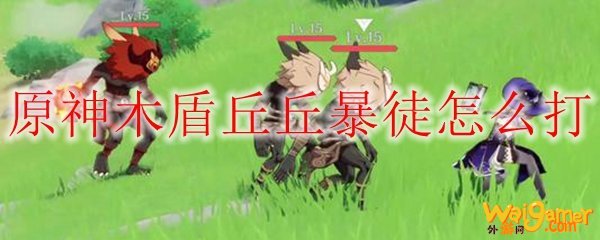 原神木盾丘丘暴徒怎么打