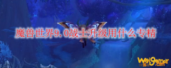 魔兽世界9.0战士升级用什么专精