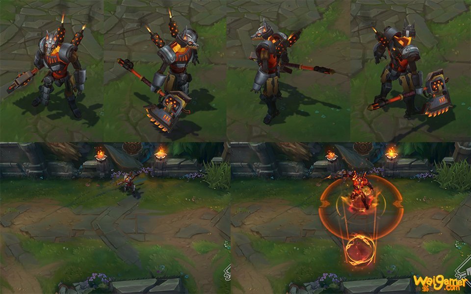 《LOL》狗头战地机甲皮肤预览