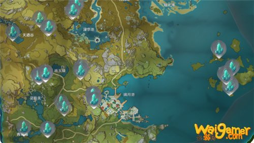 原神庆云顶水晶块哪里多
