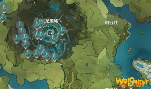 原神庆云顶水晶块哪里多