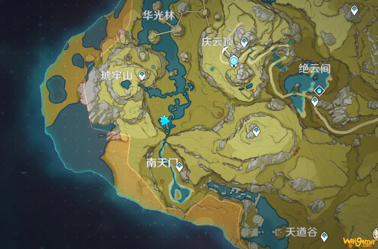 原神莲蓬地图位置在哪