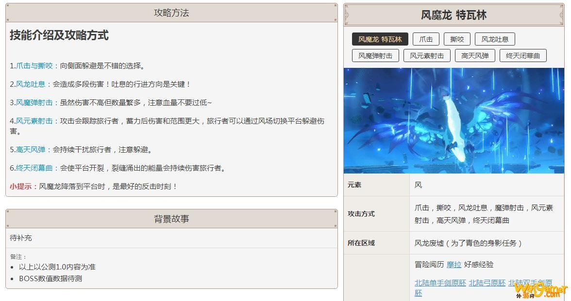 原神特瓦林掉落奖励是什么