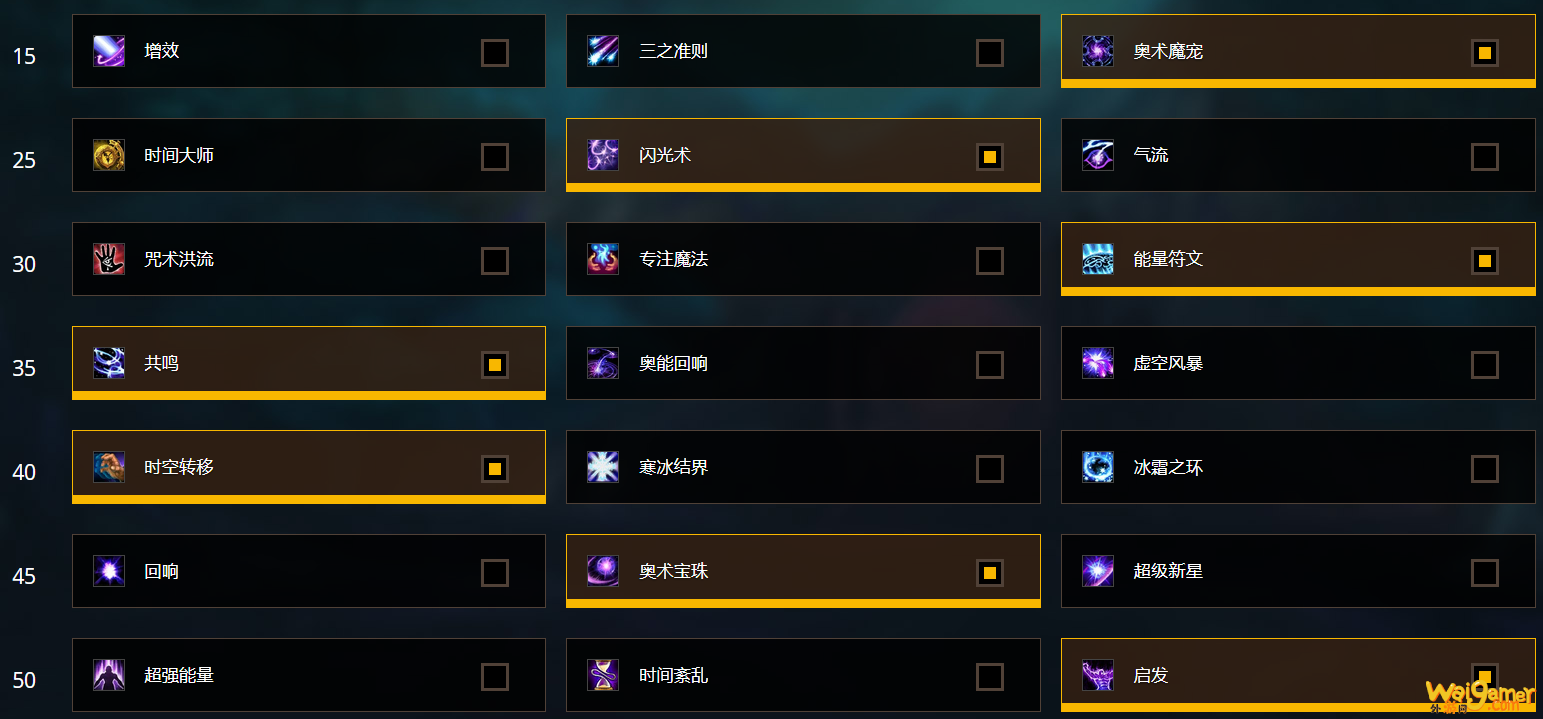 魔兽世界9.0奥法大秘境天赋推荐