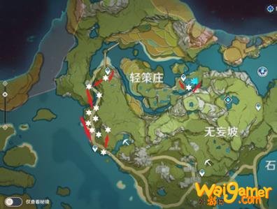 原神竹笋采集路线推荐