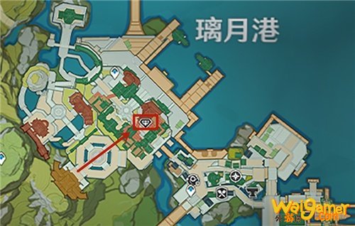 原神璃月纪念品商店位置