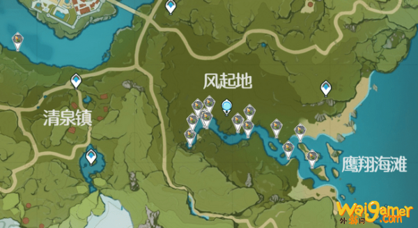 原神金鱼草哪里多_金鱼草在哪