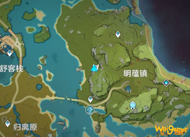 原神1.1版本宝箱刷新分布图