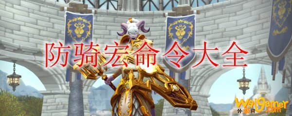 《魔兽世界》9.0防骑宏命令大全