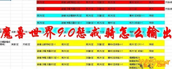 魔兽世界9.0惩戒骑怎么输出